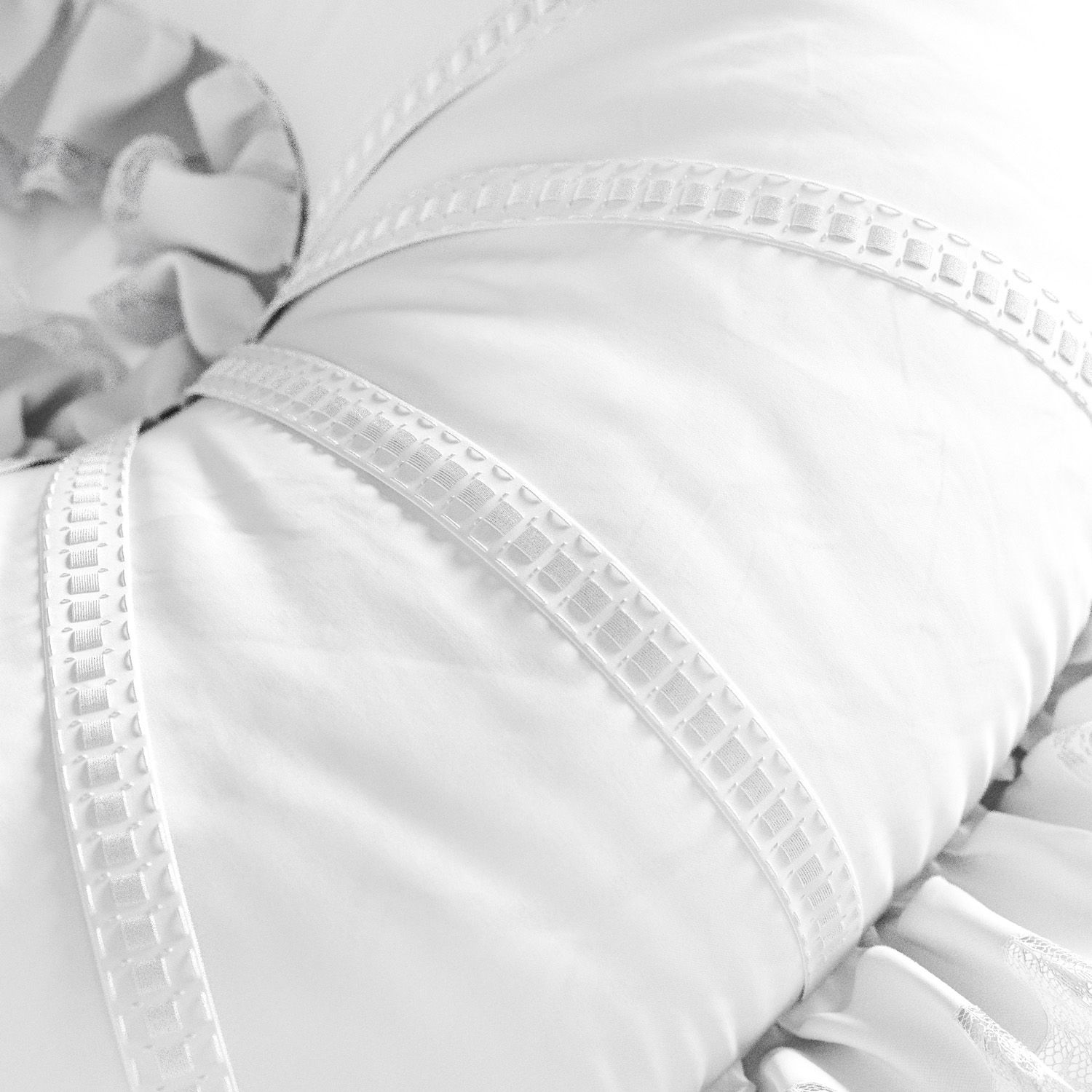 Almofada Amamentação Branco Clássico