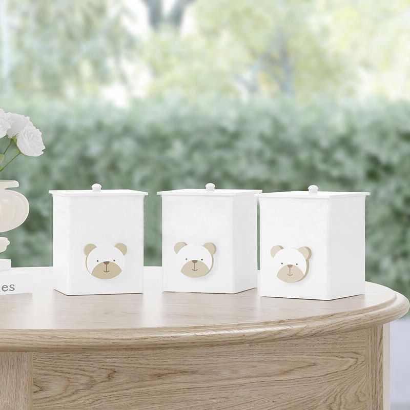 Jogo de Potes Branco Clássico