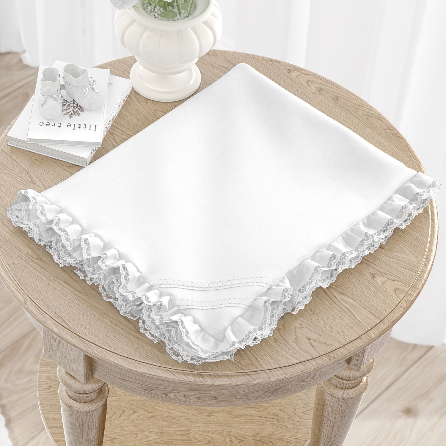 Cobertor Soft Branco Clássico 75cm