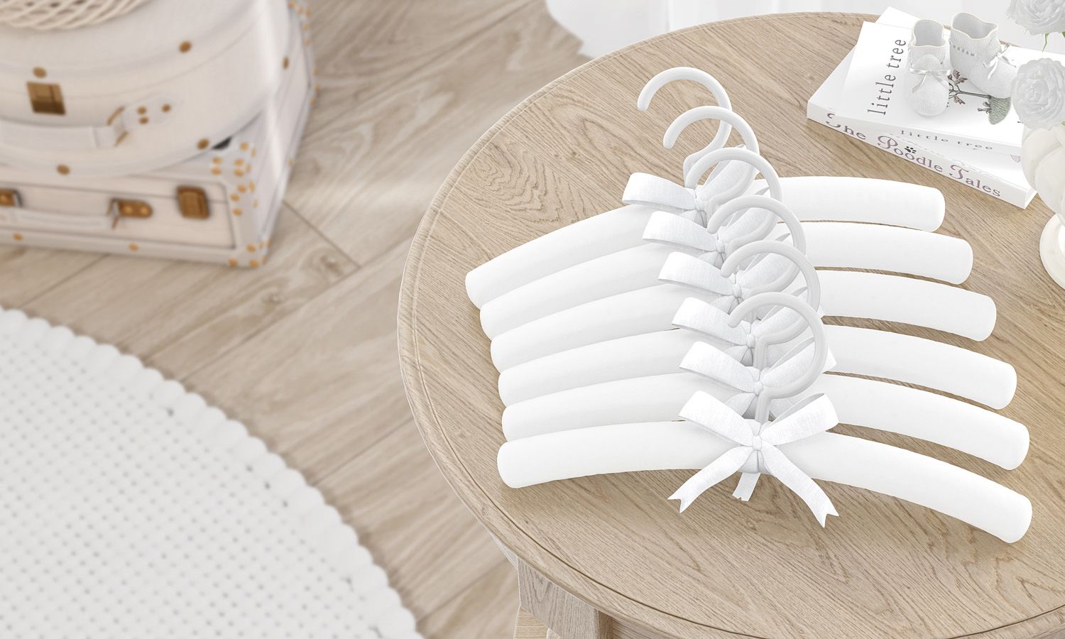 Kit Cabides Branco Clássico