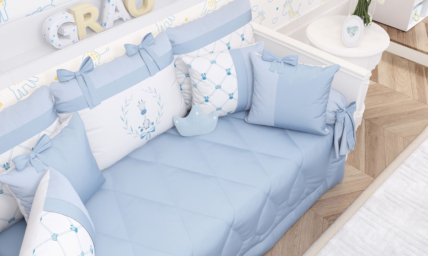 Kit Cama Babá Girafinha Clássica