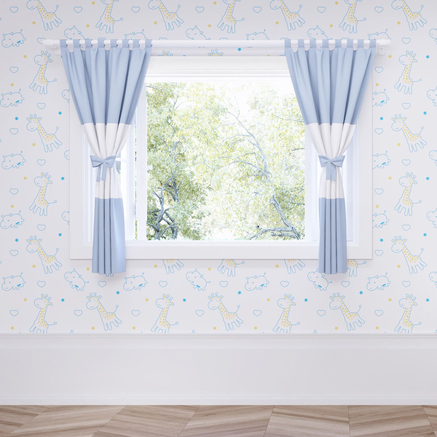 Cortina Girafinha Clássica 1,50m