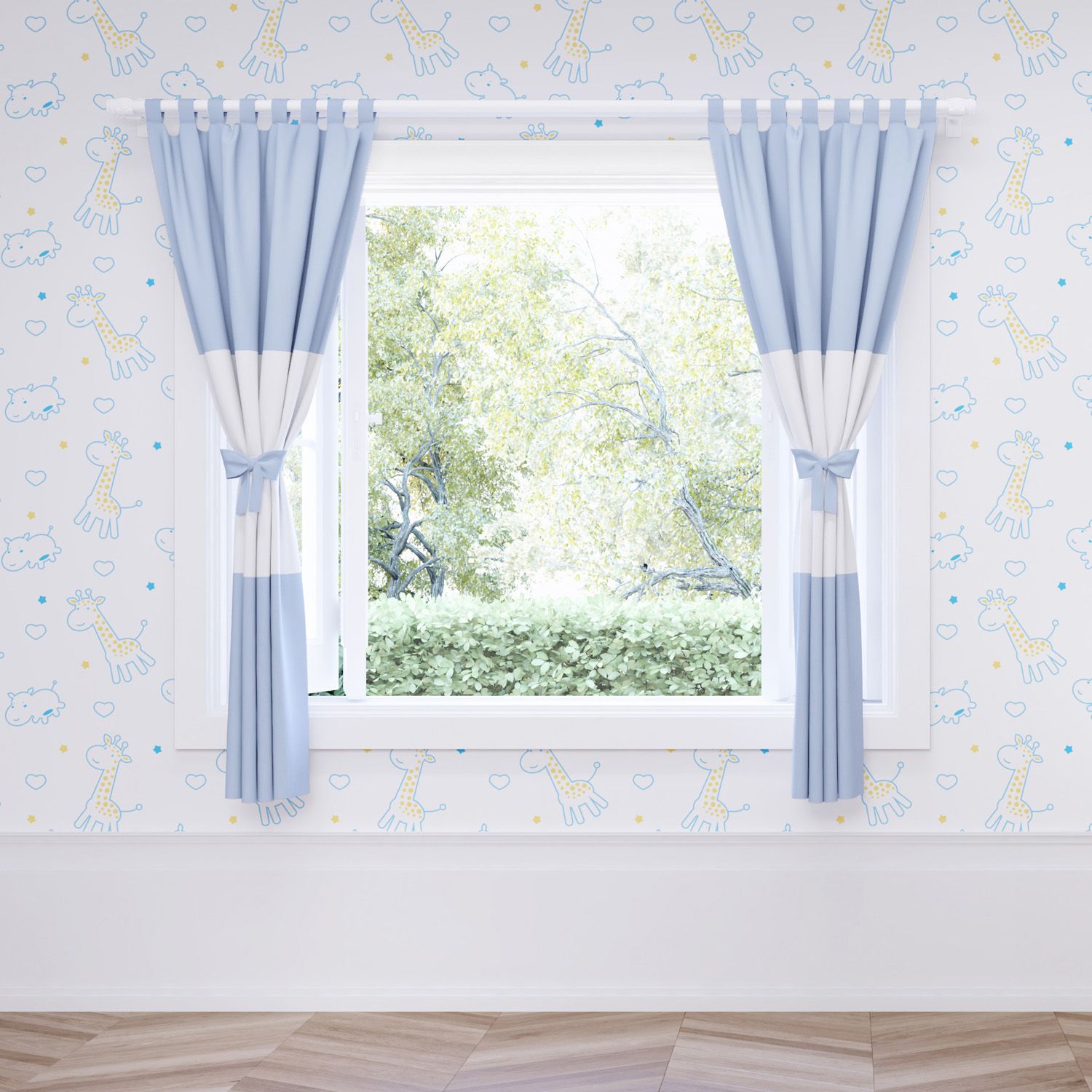 Cortina Girafinha Clássica 1,50m