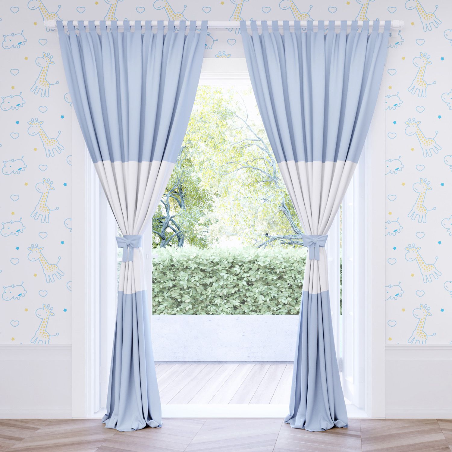 Cortina Girafinha Clássica 1,50m