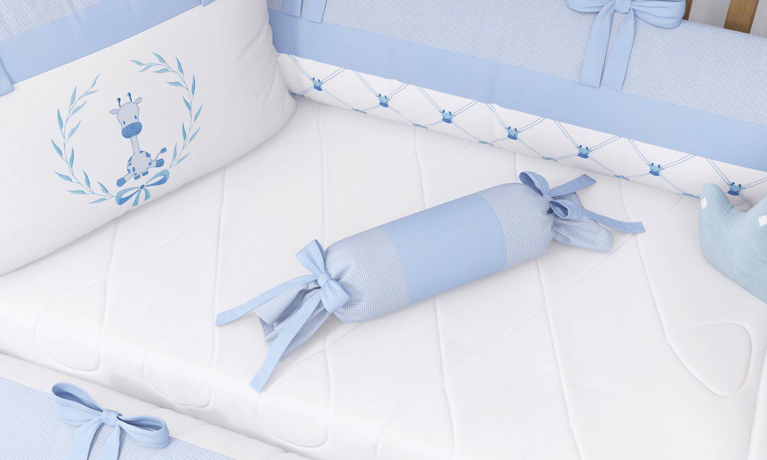 Almofada Apoio Bala Girafinha Clássica 60cm