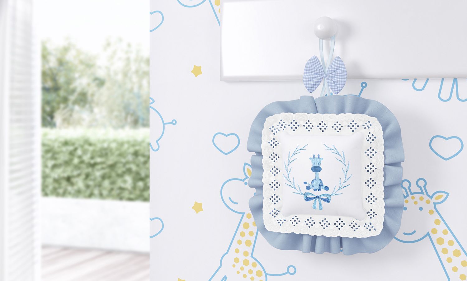 Medalhão Maternidade Girafinha Clássica