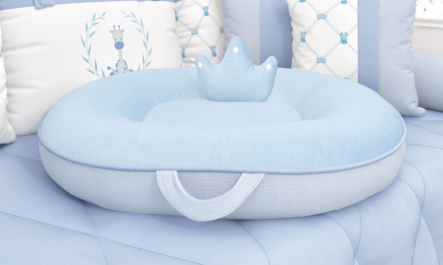 Ninho Xadrez Palha 75cm