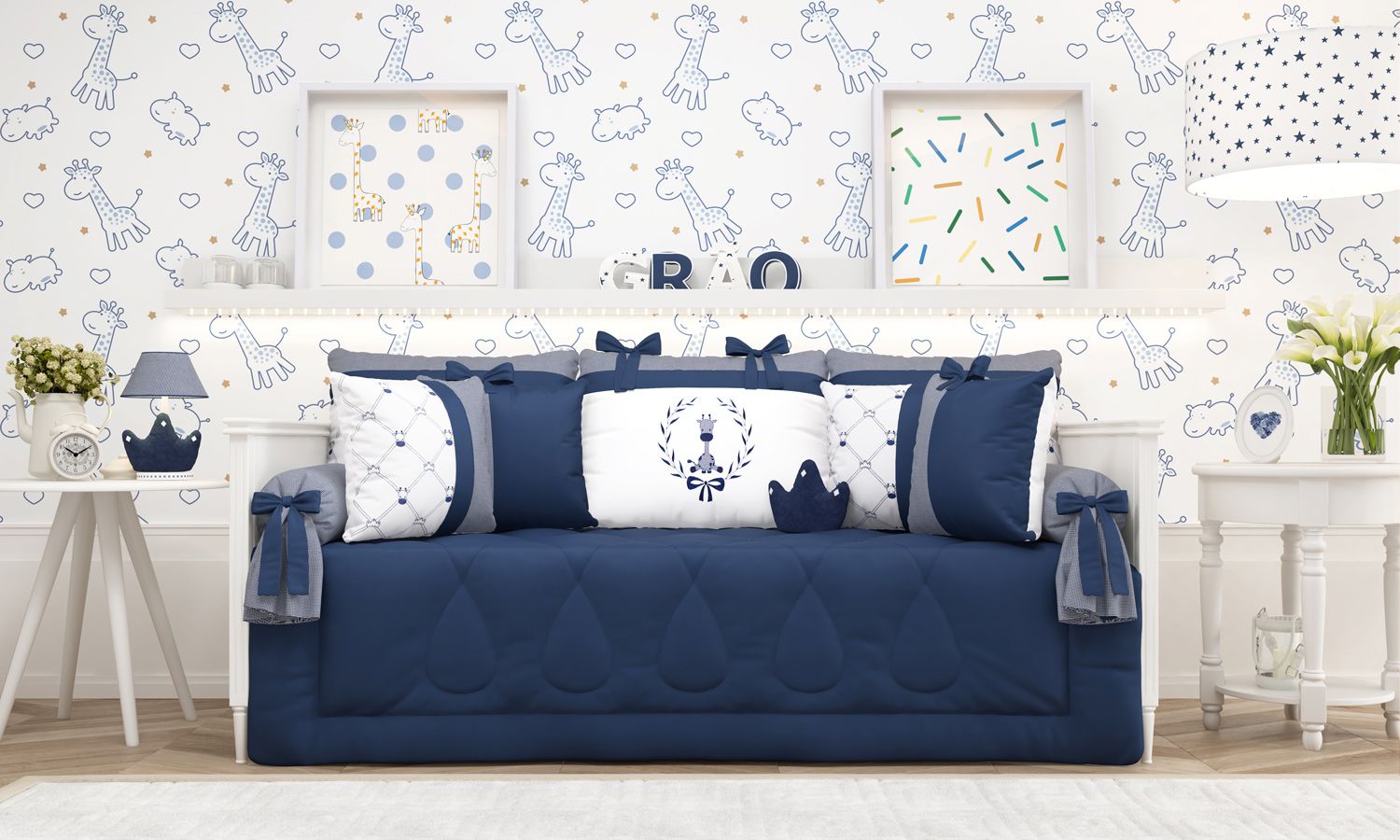Kit Cama Babá Girafinha Clássica