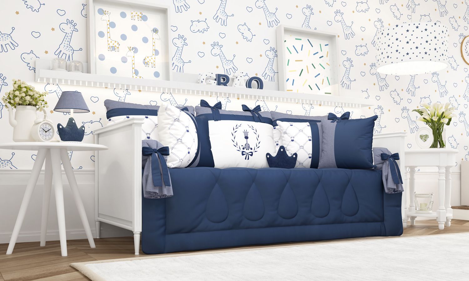 Kit Cama Babá Girafinha Clássica