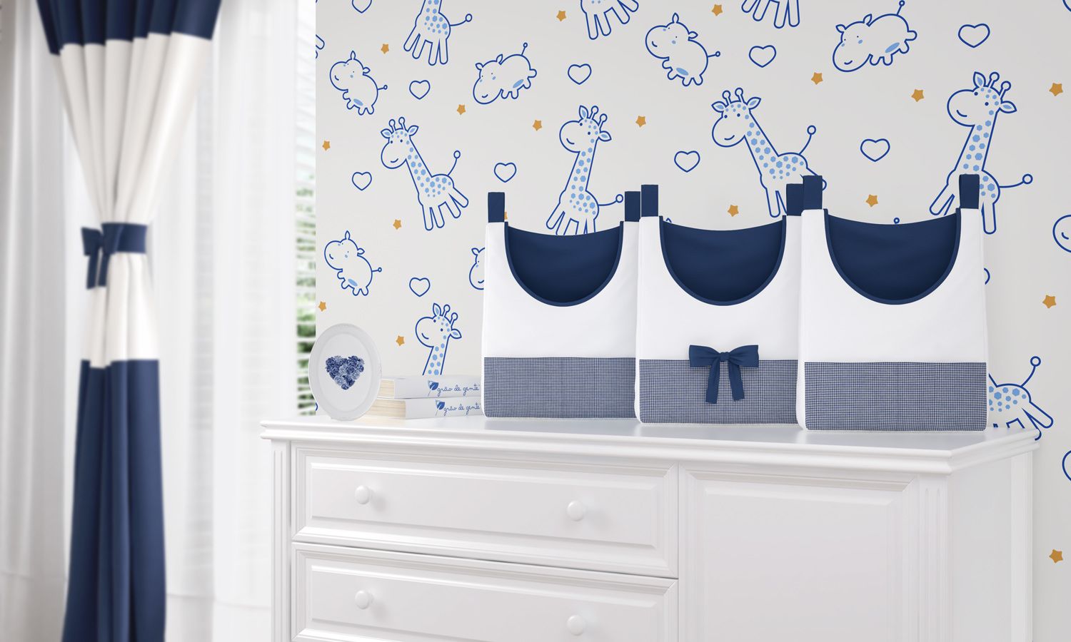 Porta Fraldas Varão Girafinha Clássica