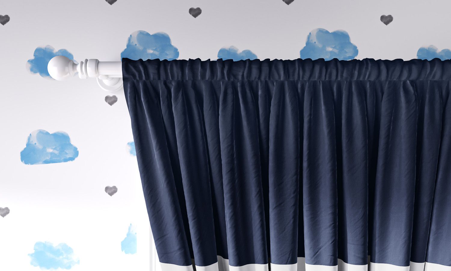 Cortina Girafinha Clássica 1,50m