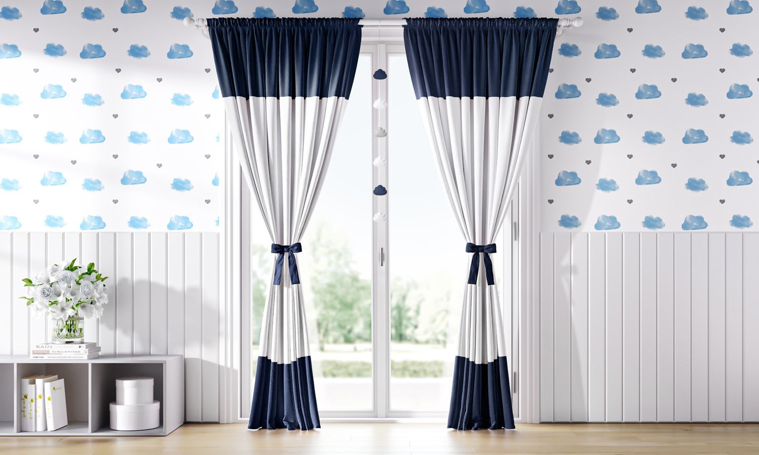 Cortina Girafinha Clássica 1,50m