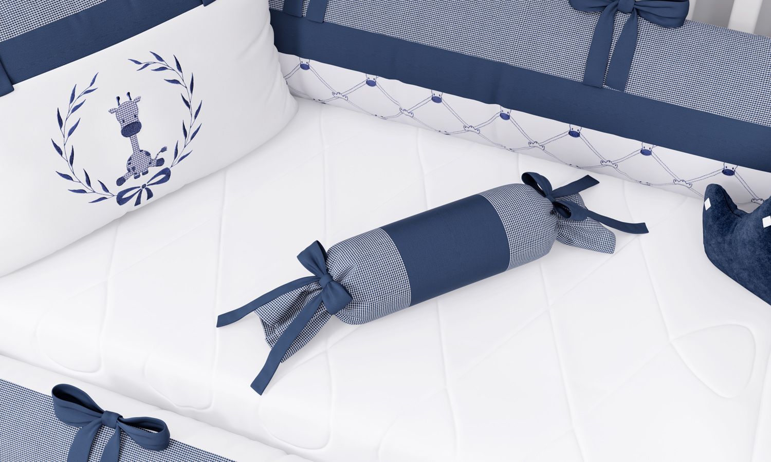 Almofada Apoio Bala Girafinha Clássica 60cm