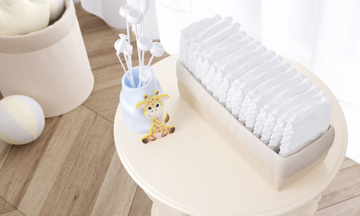 Cesto Organizador Girafinha Clássica 40cm