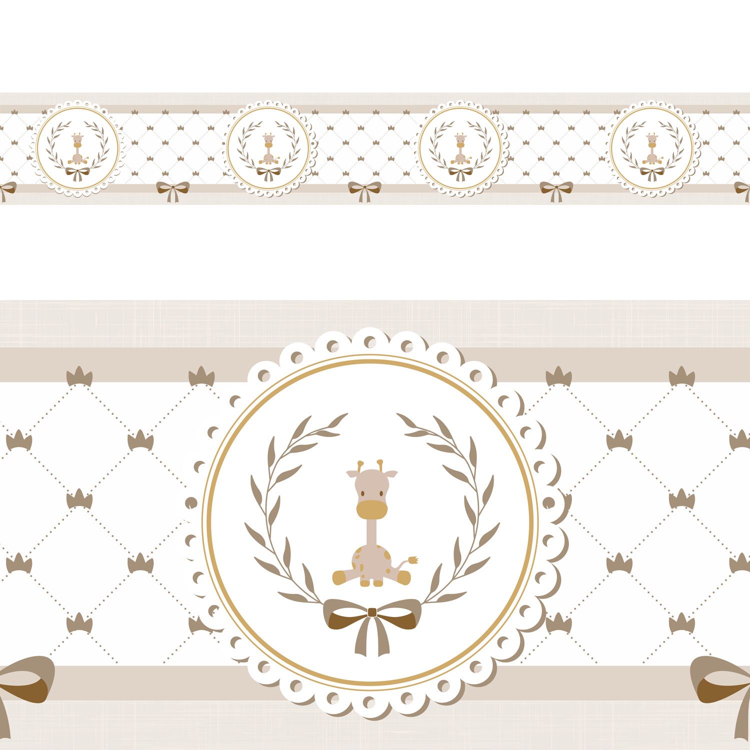 Faixa Adesiva de Parede Girafinha Clássica