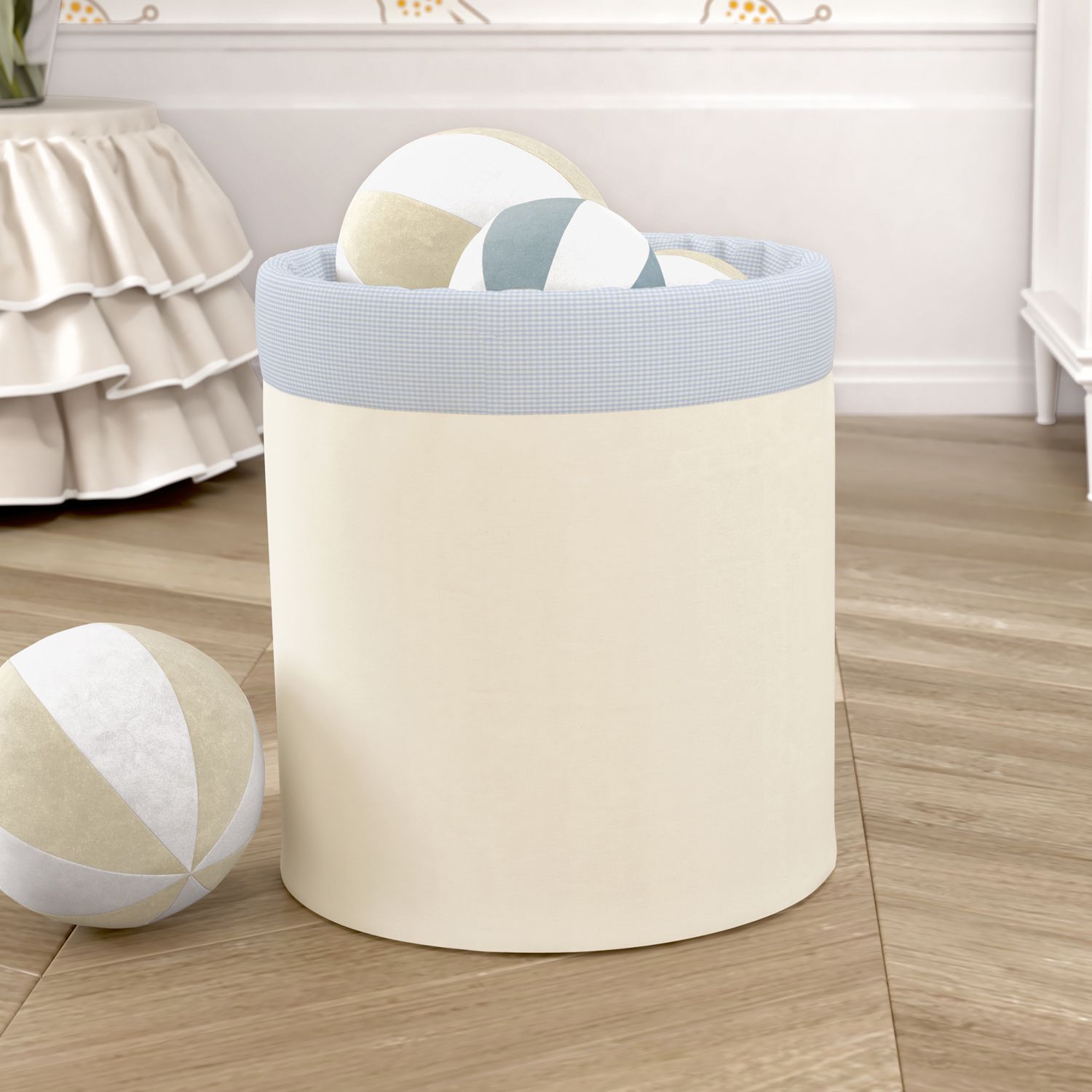 Cesto Organizador para Brinquedos Palha 35cm