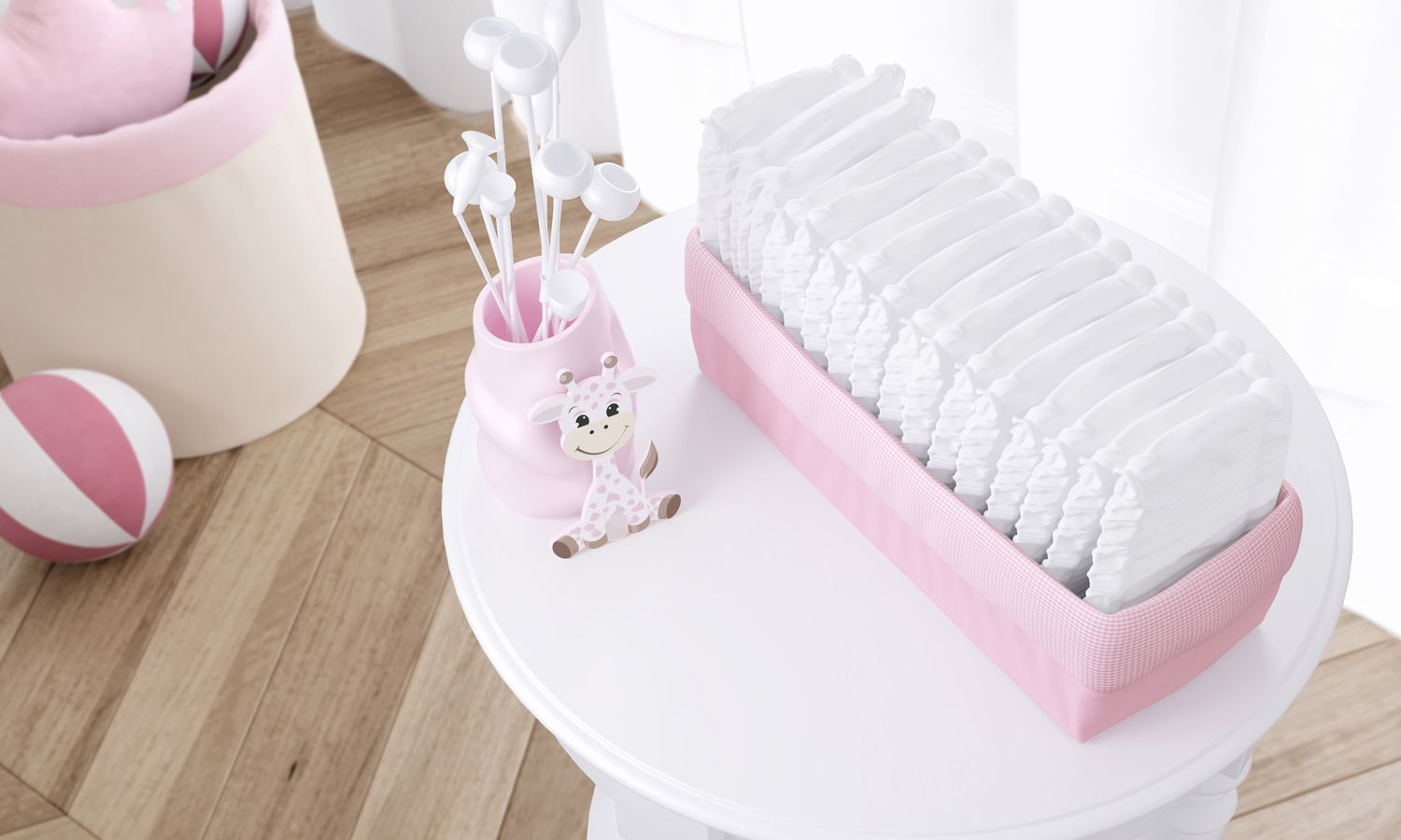 Cesto Organizador Girafinha Clássica 40cm