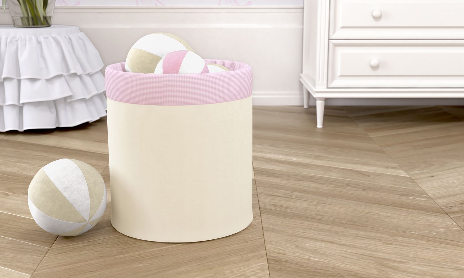 Cesto Organizador para Brinquedos Palha 35cm