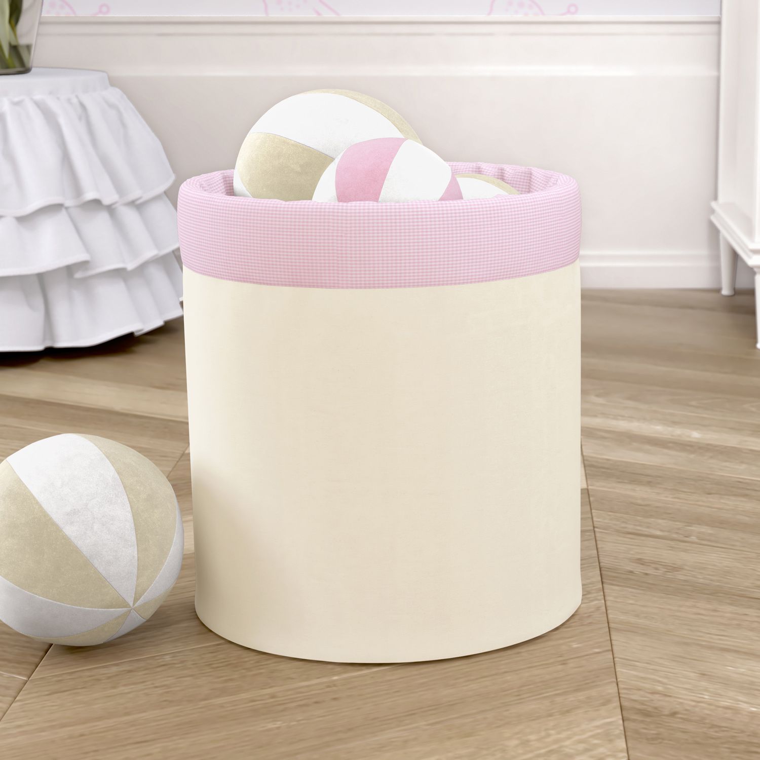 Cesto Organizador para Brinquedos Palha 35cm