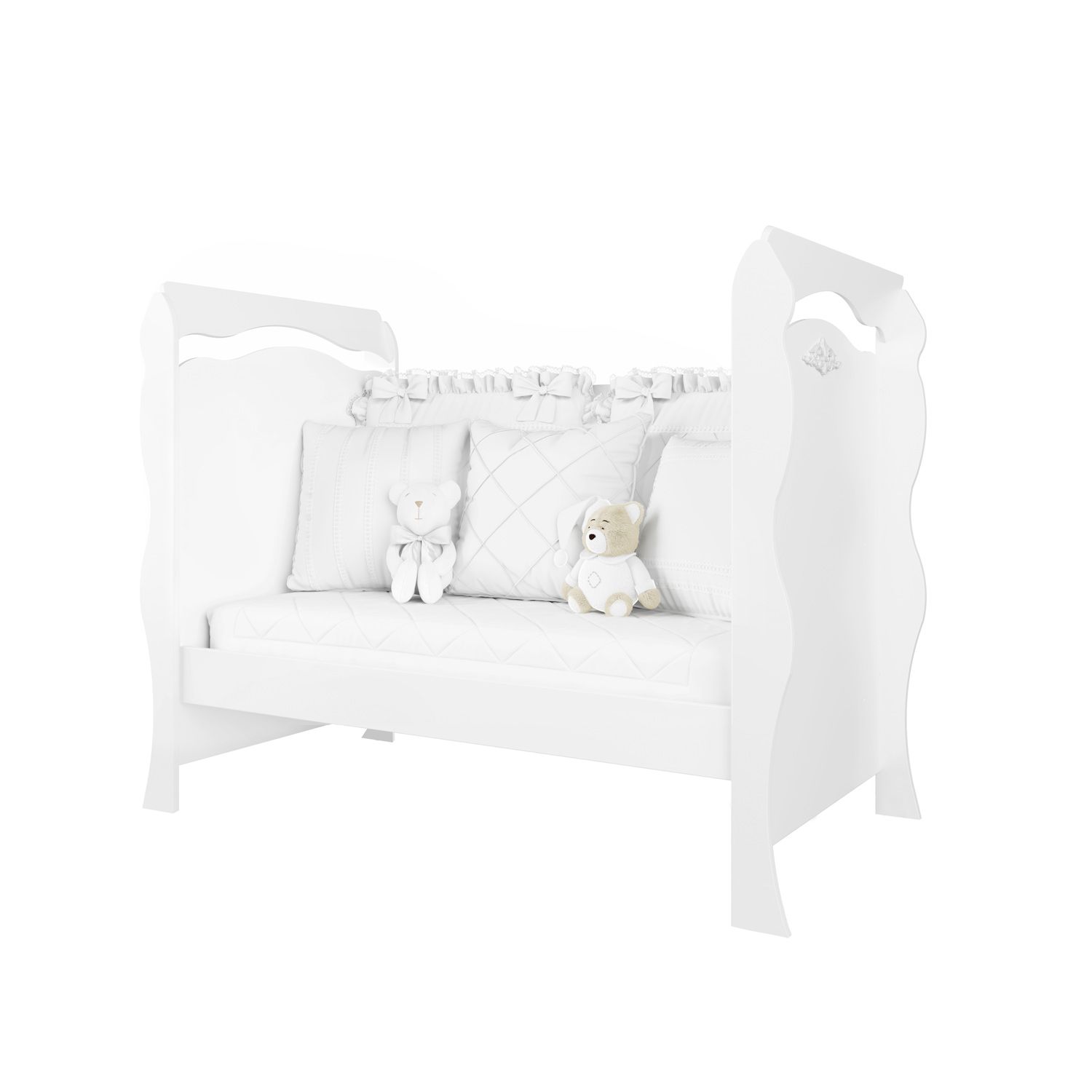 Berço Americano Branco Julie Provençal