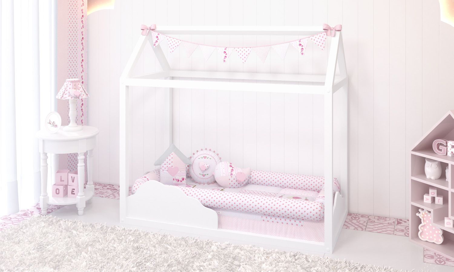 Kit Montessoriano Patchwork Rosa