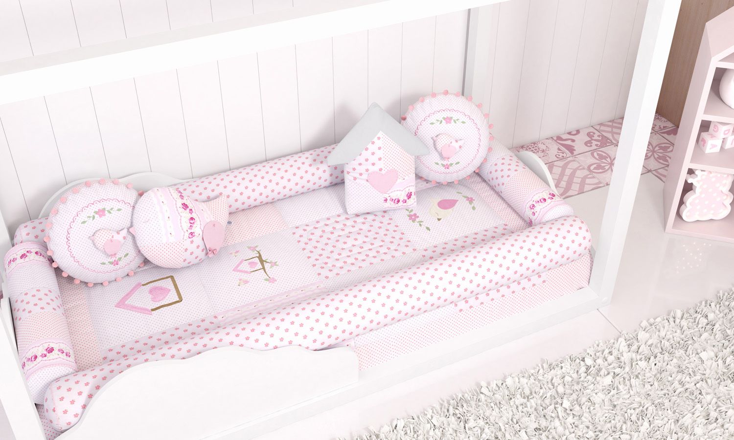 Kit Montessoriano Patchwork Rosa