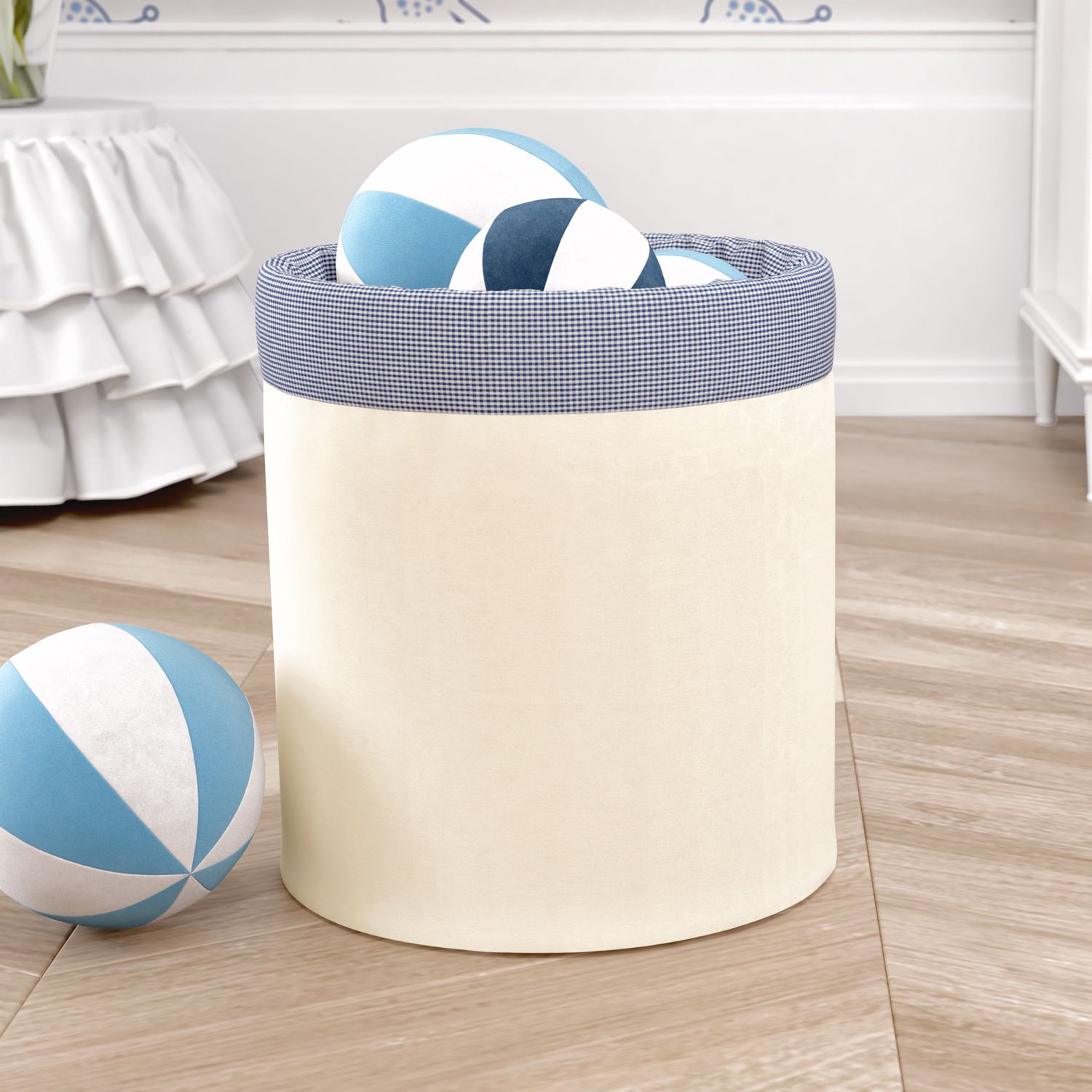 Cesto Organizador para Brinquedos Palha 35cm