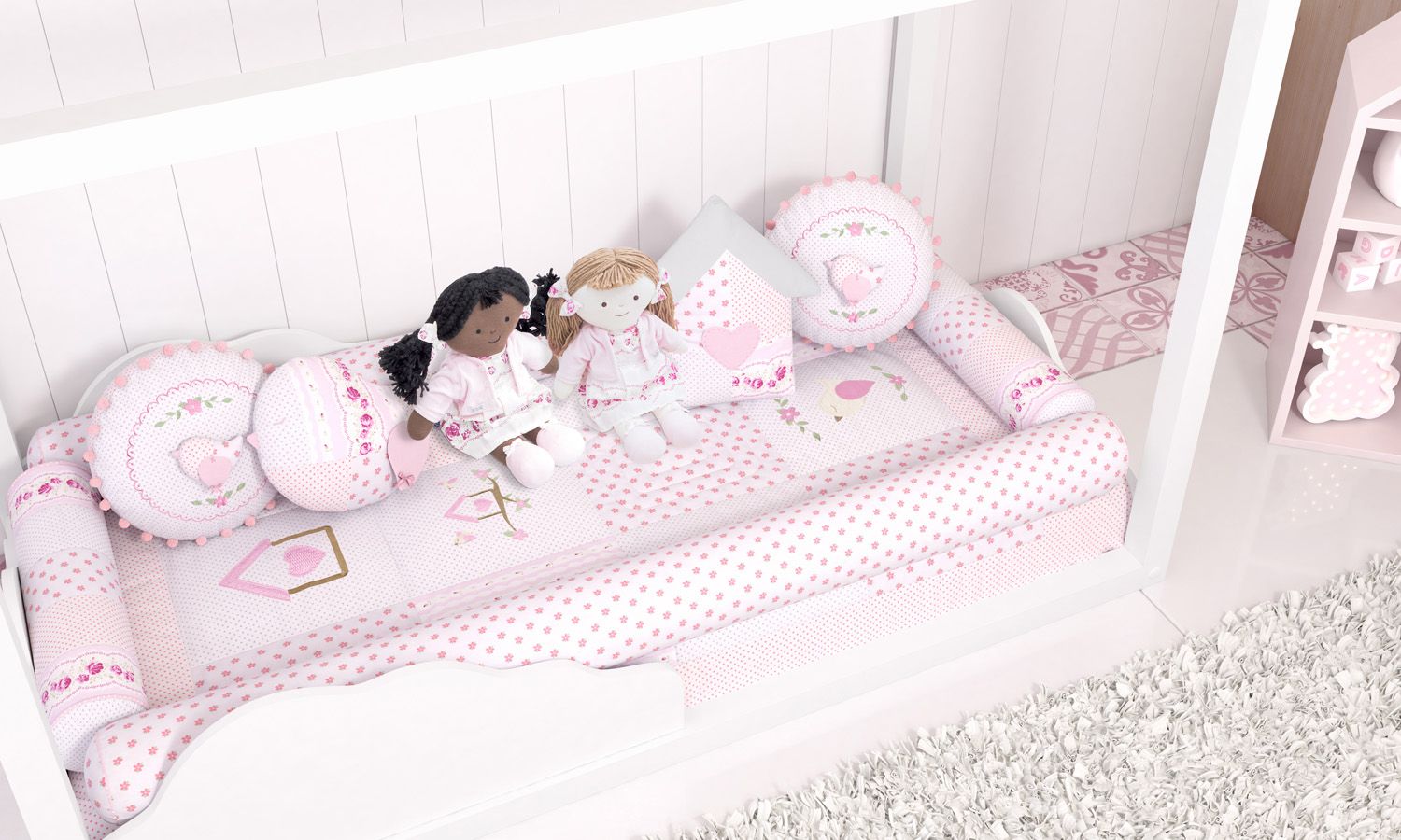 Kit Montessoriano Patchwork Rosa