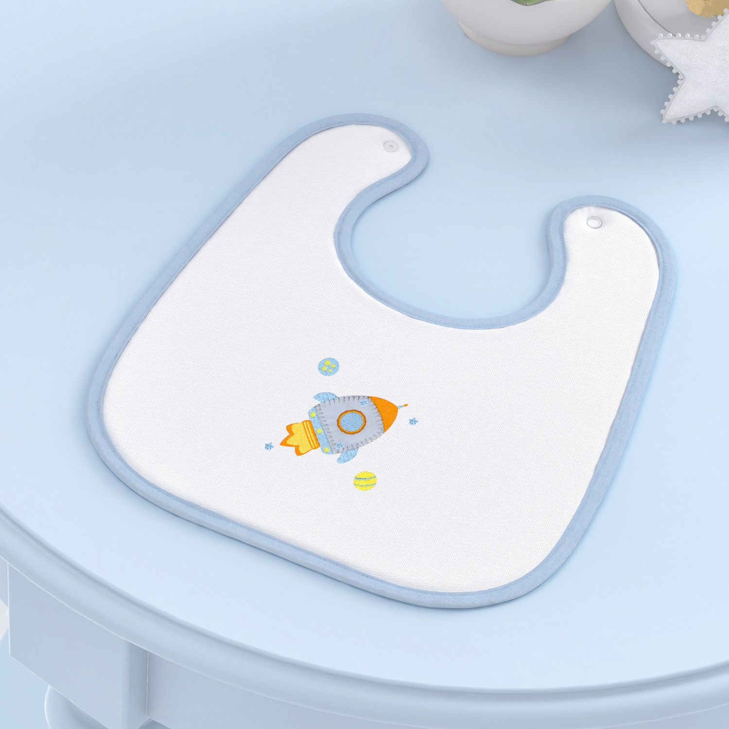 Babador Foguete Astronauta Azul