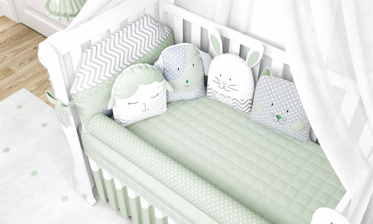 Kit Berço Amiguinhas