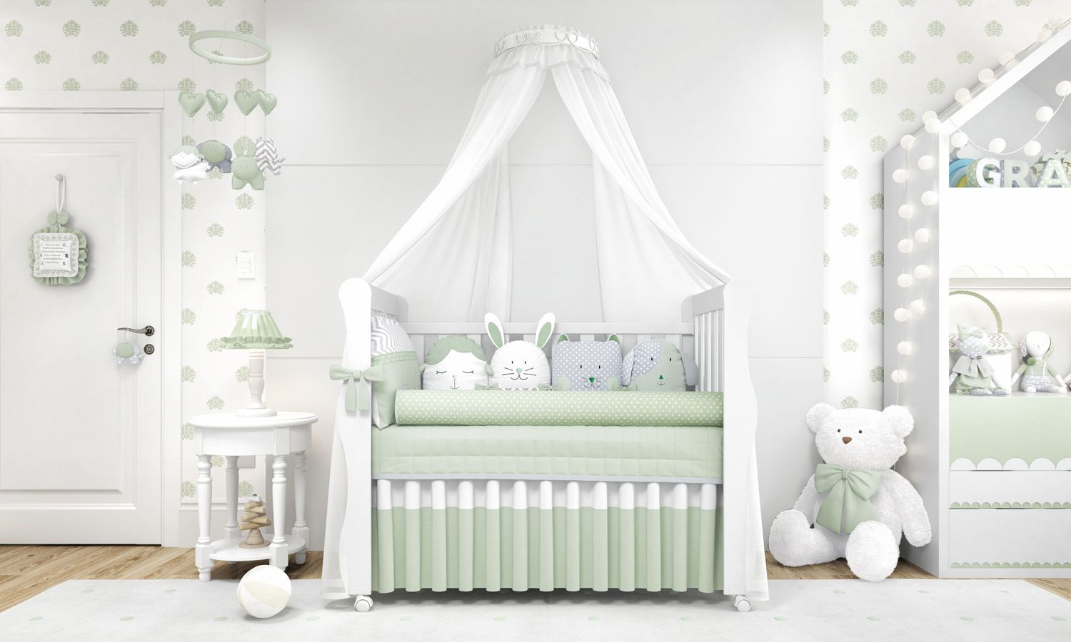 Kit Berço Amiguinhas