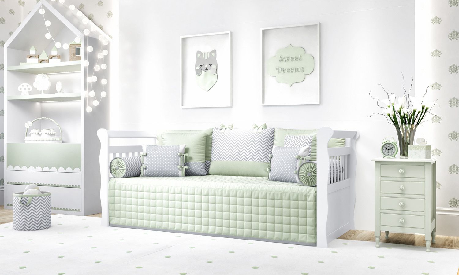 Kit Cama Babá Amiguinhas