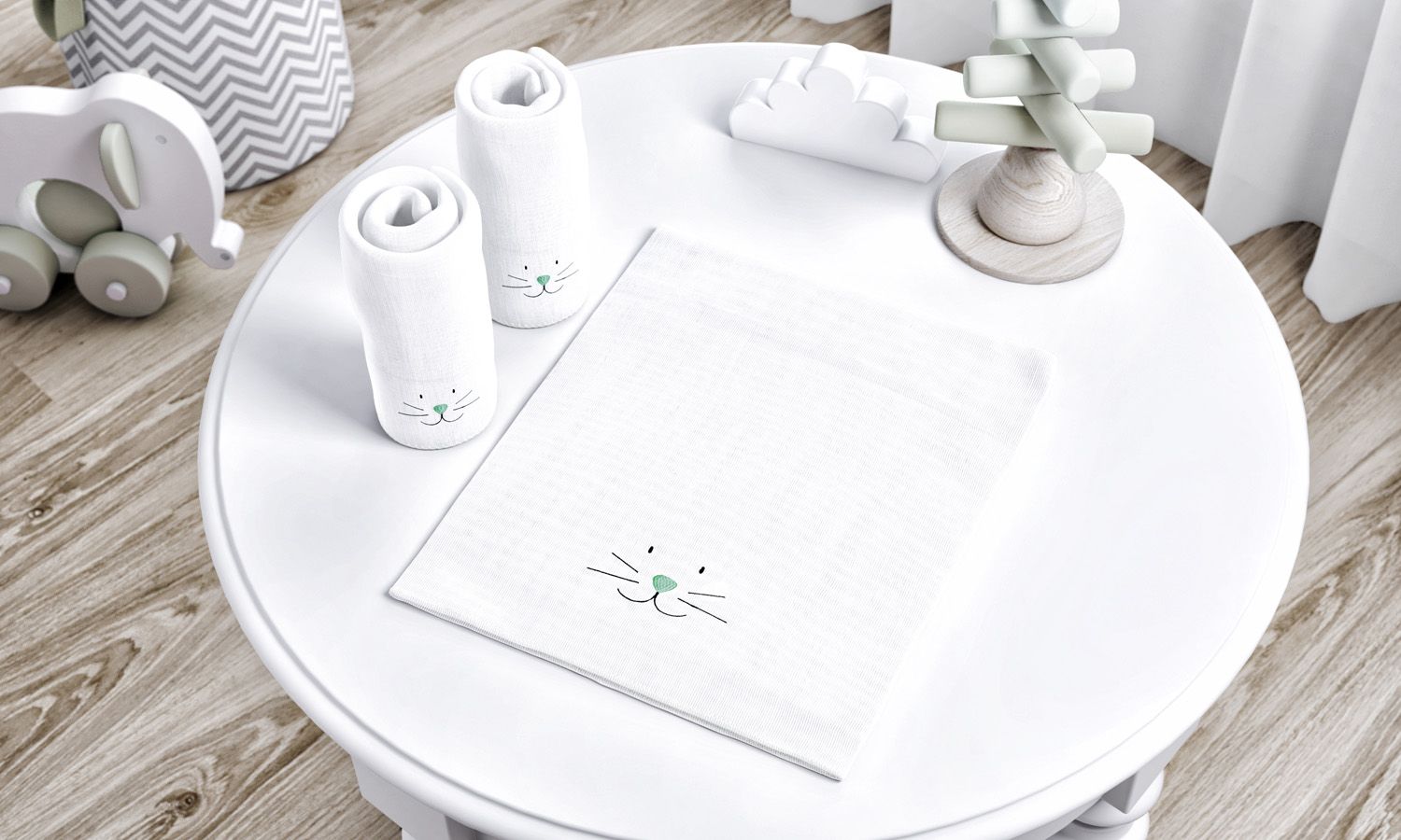 Jogo de Fraldas de Boca Malha Amiguinhos