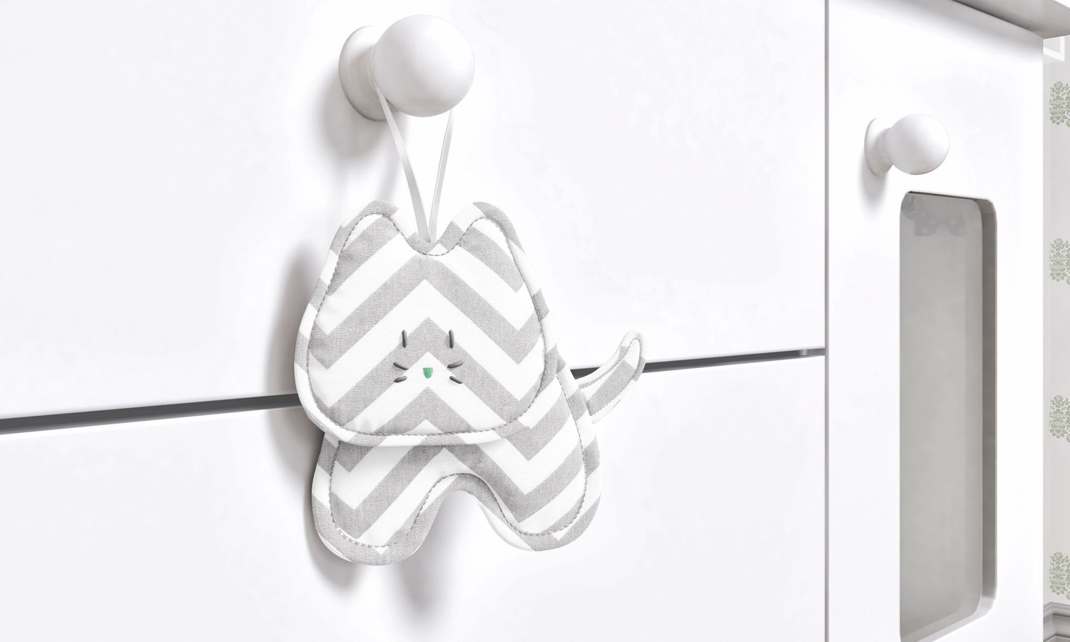 Enfeite para Puxador Gatinha Amiguinhas