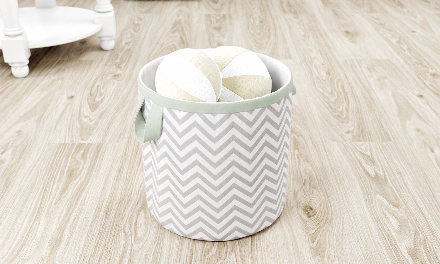 Cesto Organizador para Brinquedos Amiguinhas 35cm