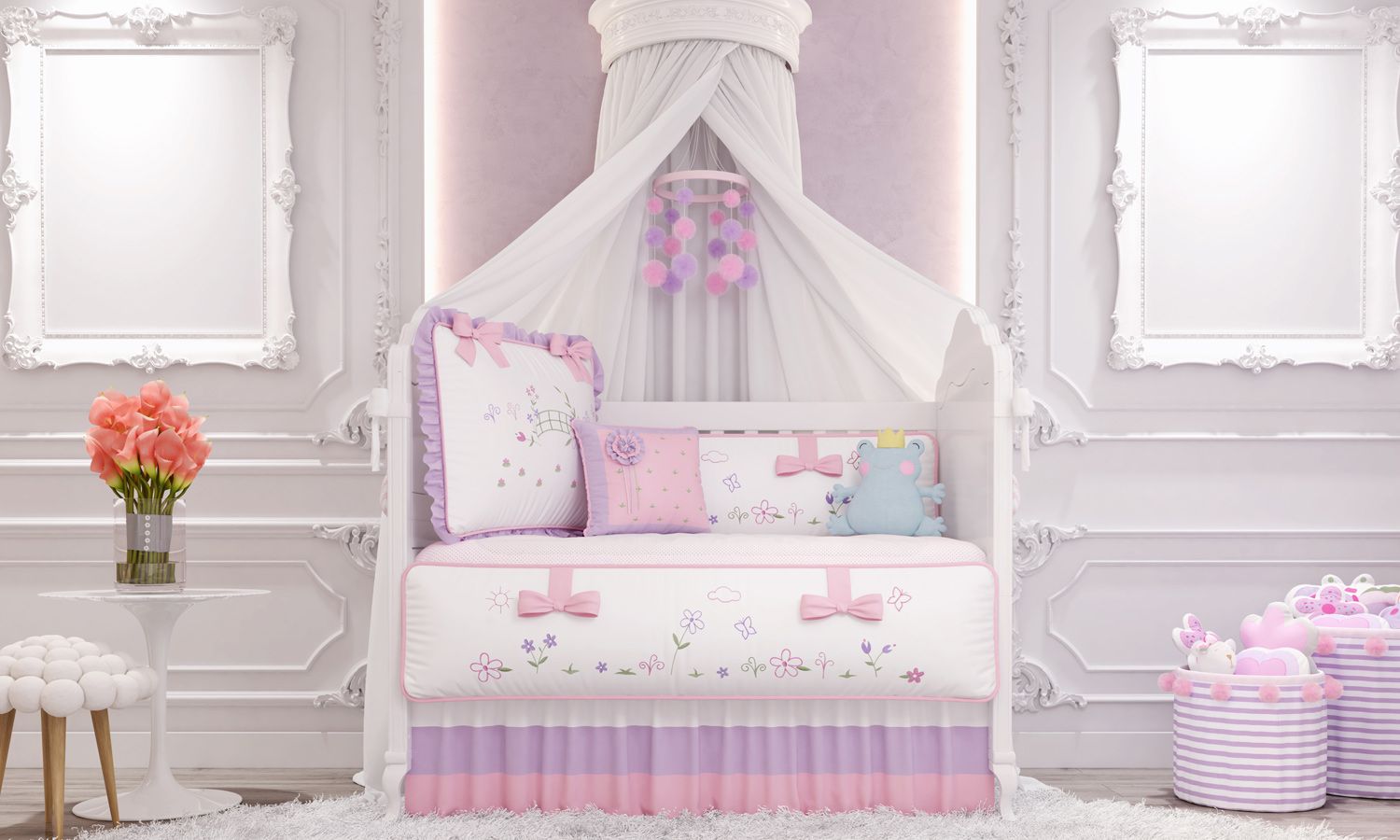 Kit Berço Floral Monet