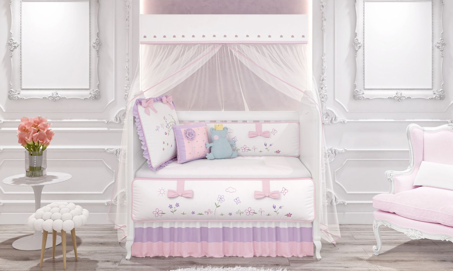 Kit Berço Floral Monet