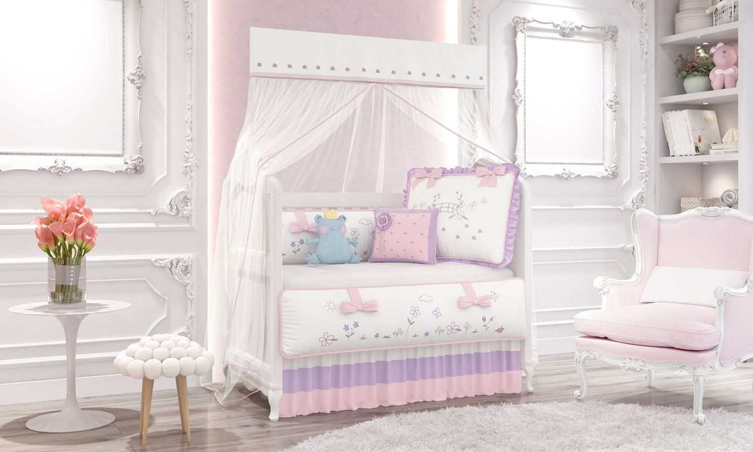 Kit Berço Floral Monet