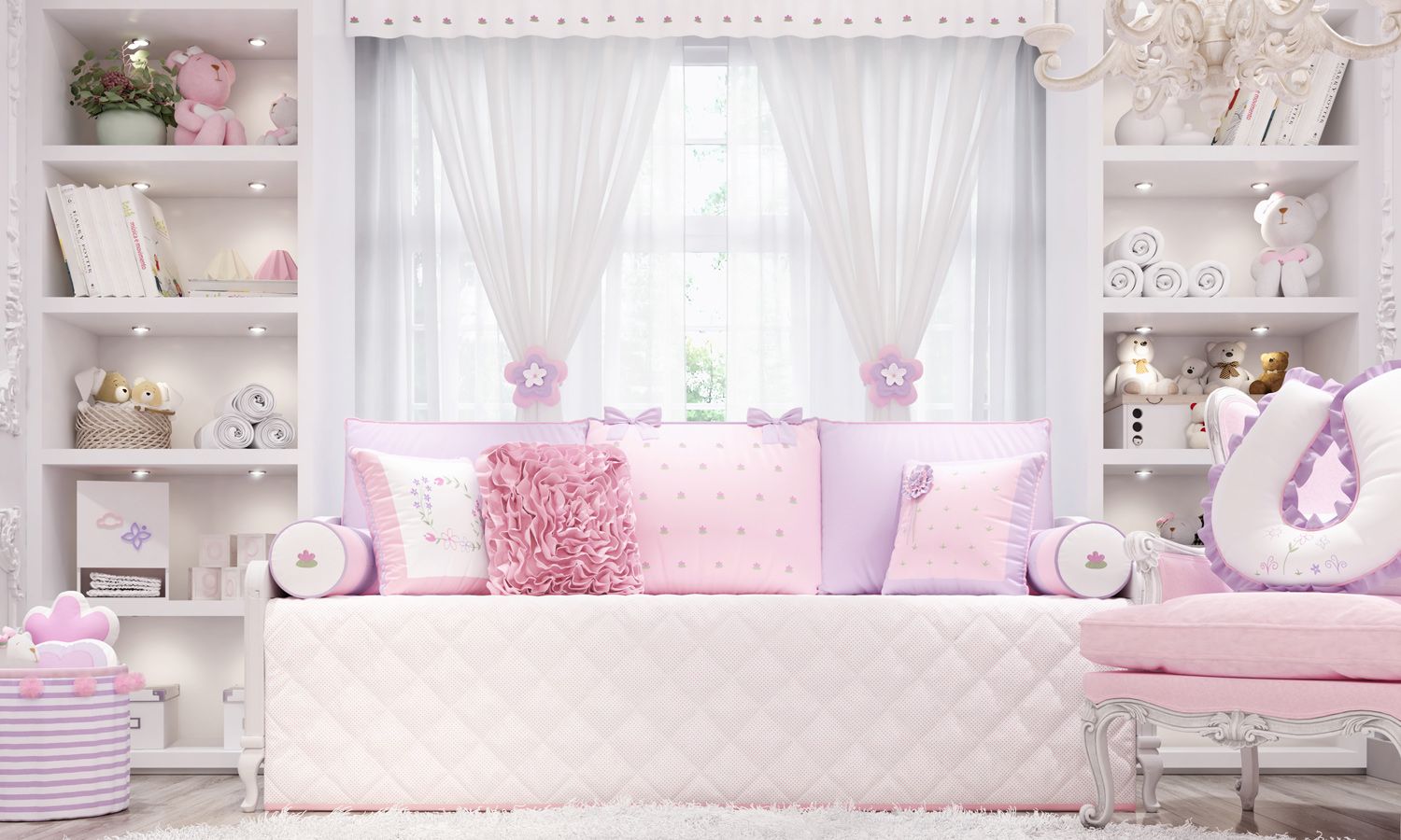 Kit Cama Babá Floral Monet