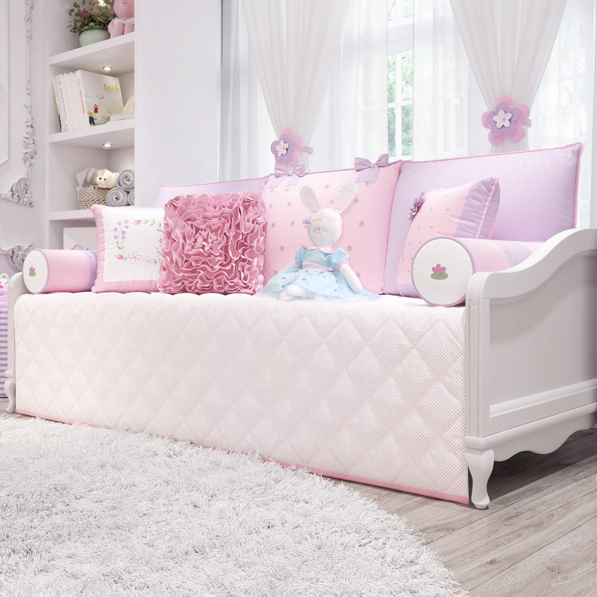 Kit Cama Babá Floral Monet