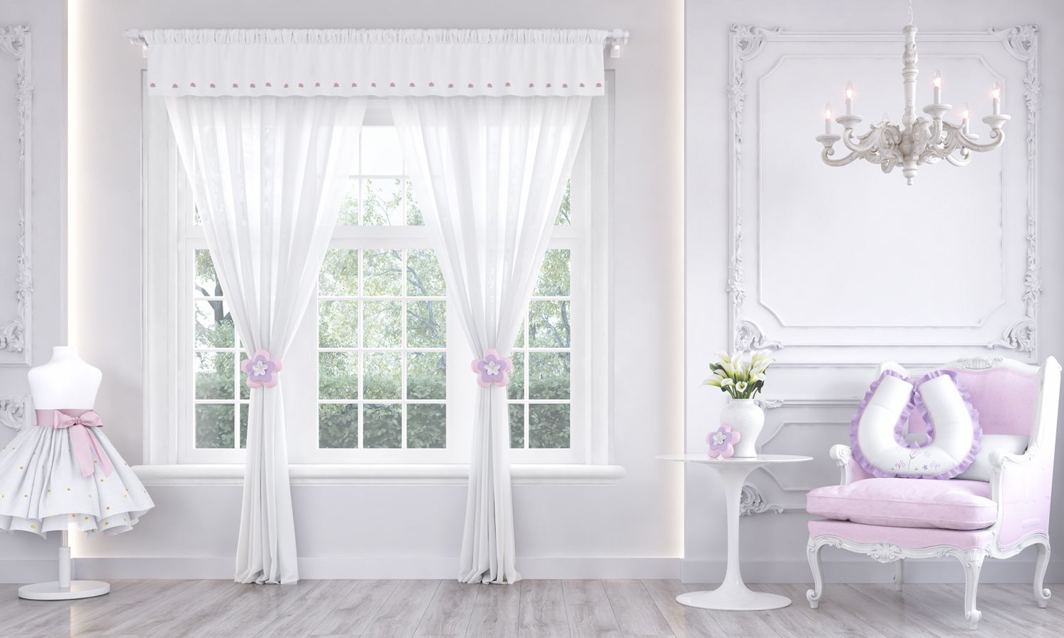 Cortina Floral Monet 1,50m