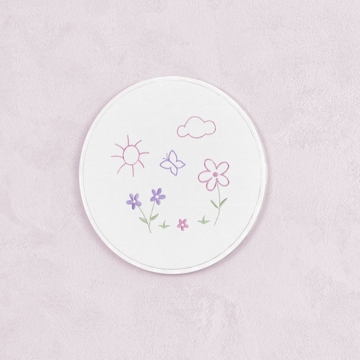 Quadro Bastidor Jardim Floral Monet