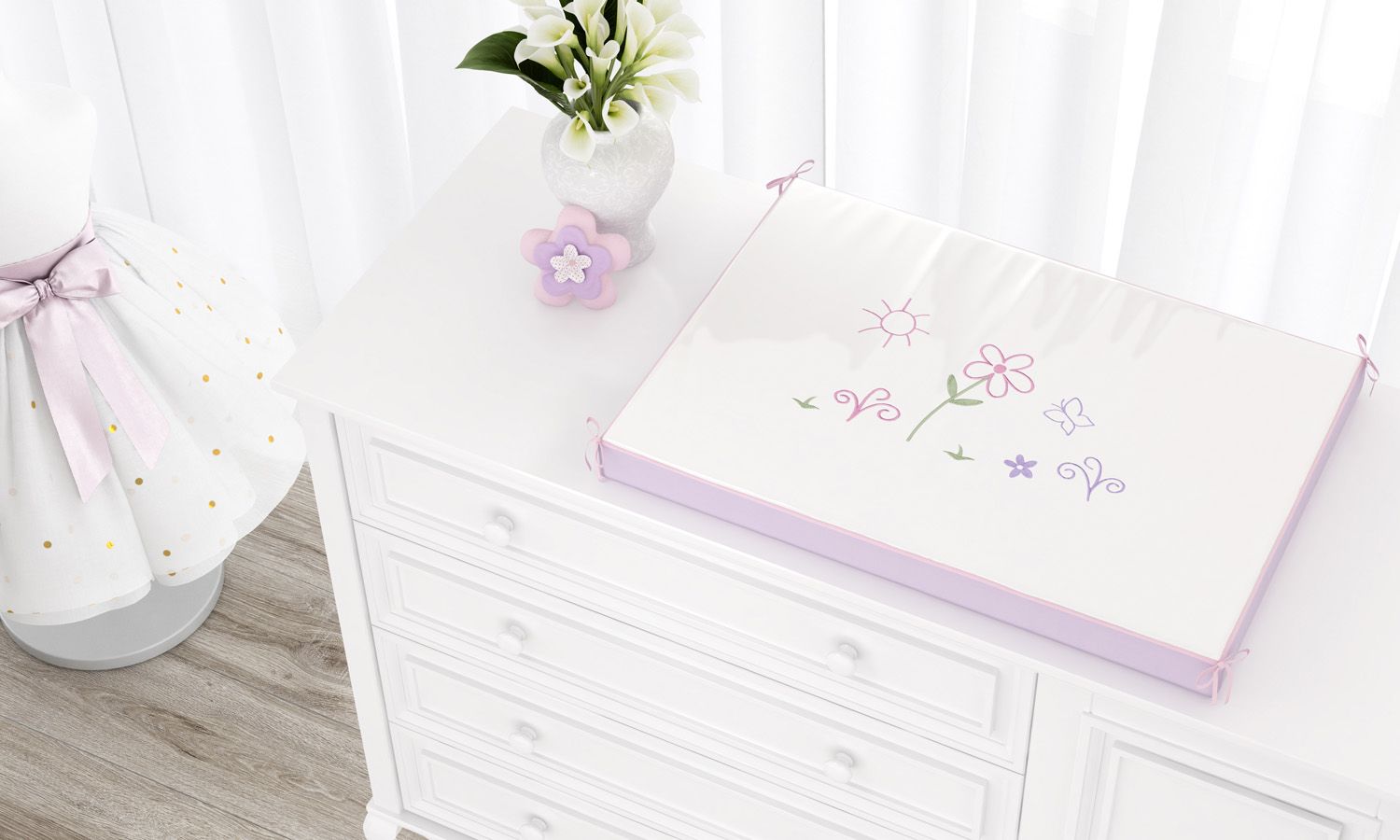 Trocador de Fraldas Floral Monet