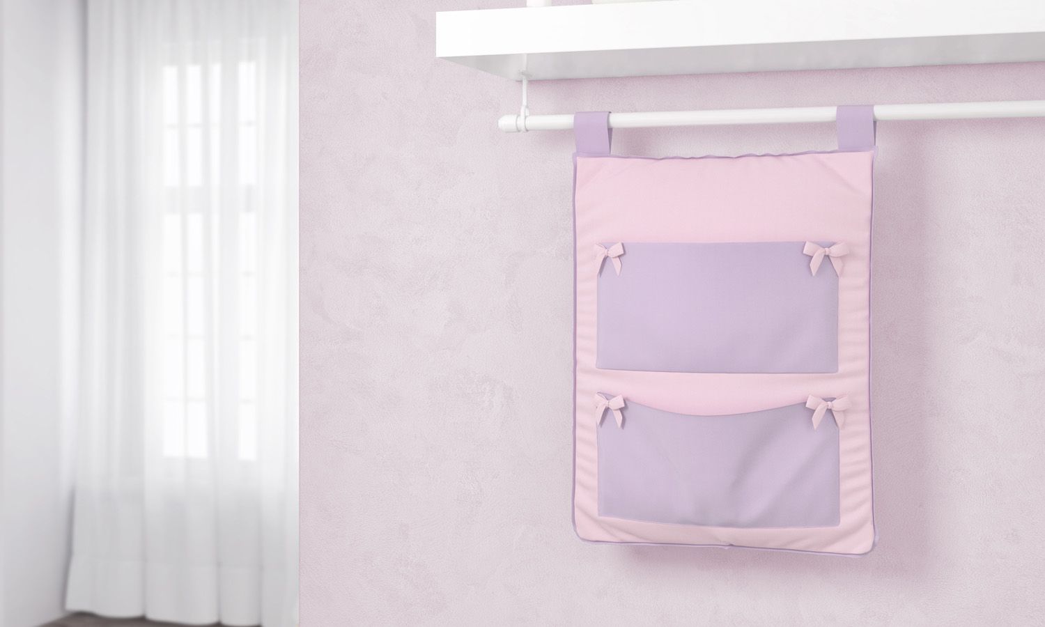 Porta Fraldas Varão Floral Monet