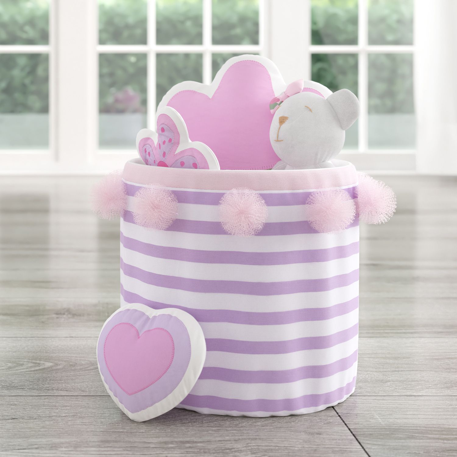 Cesto Organizador para Brinquedos Floral Monet 24cm