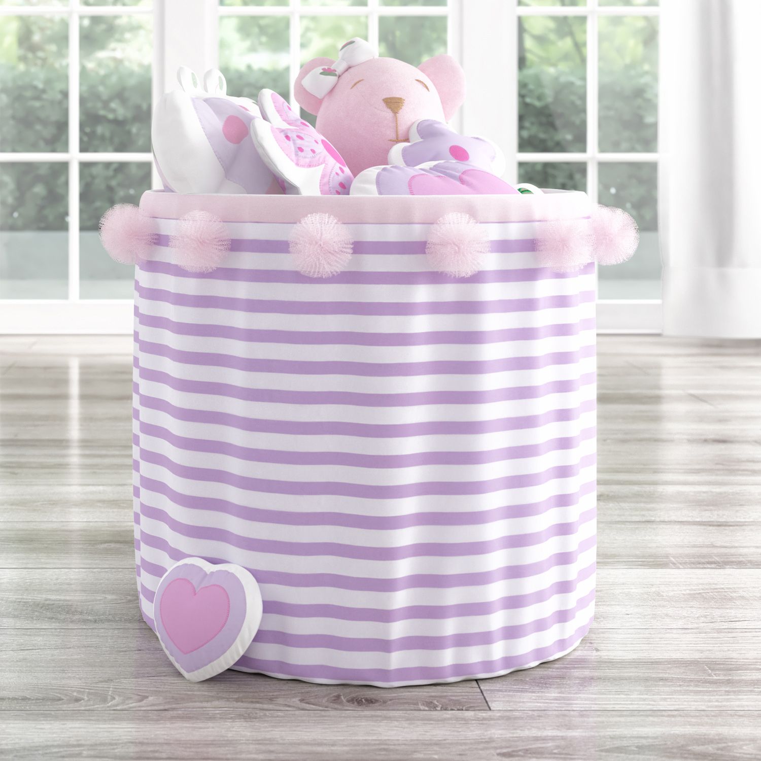 Cesto Organizador para Brinquedos Floral Monet 42cm