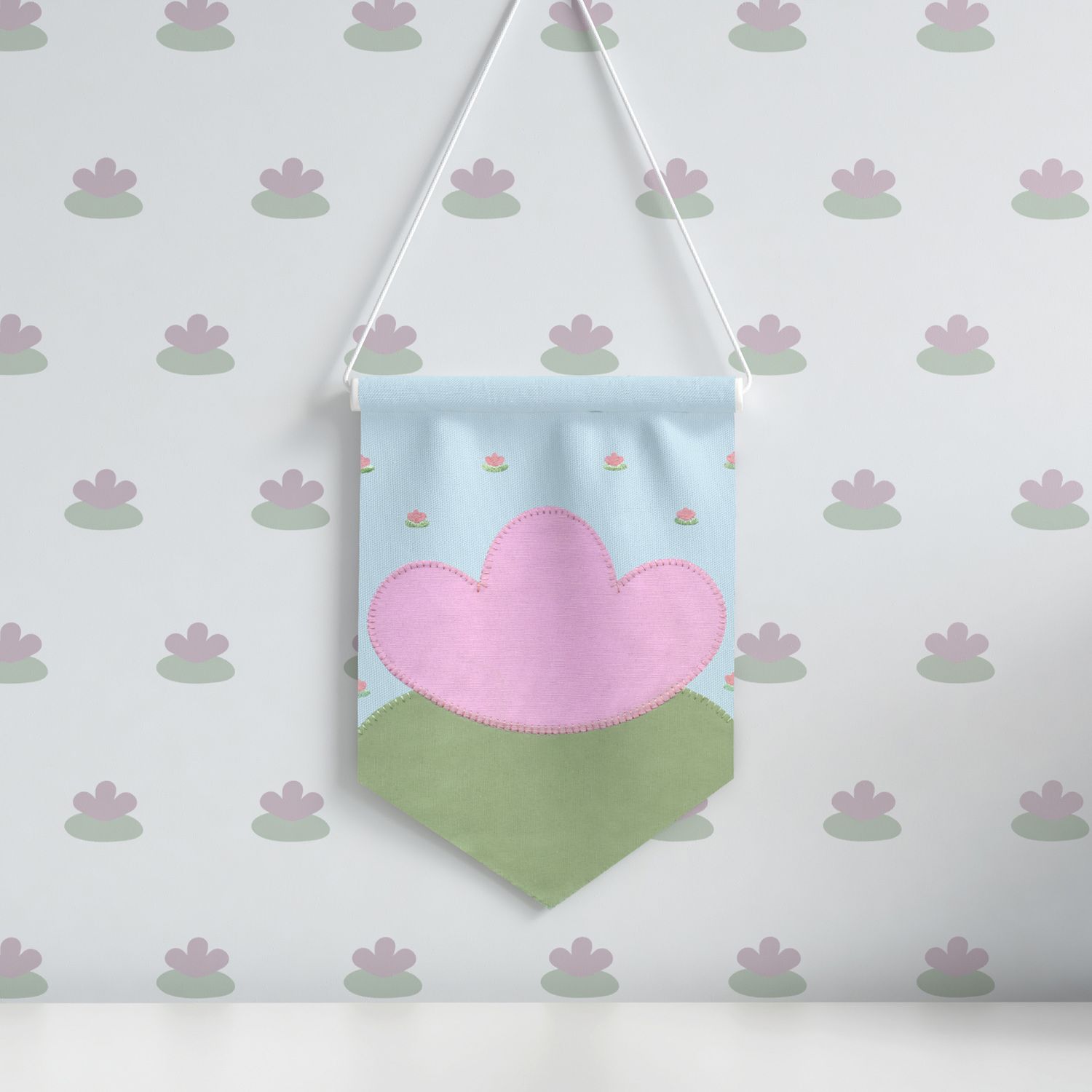 Flâmula Vitória-Régia Floral Monet