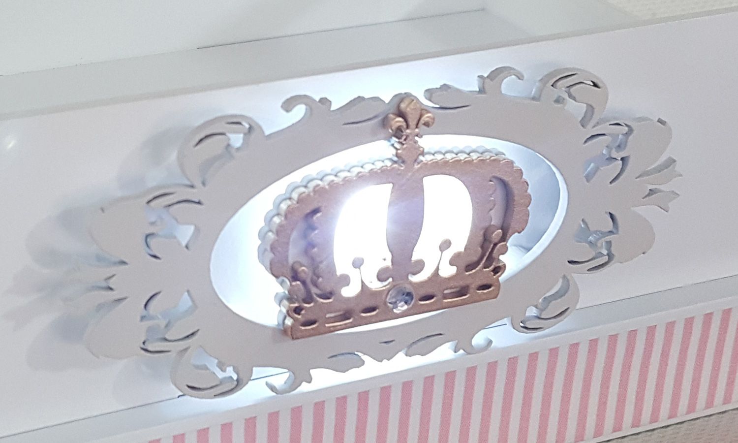 Bandeja e Potes LED Coroa Marinho