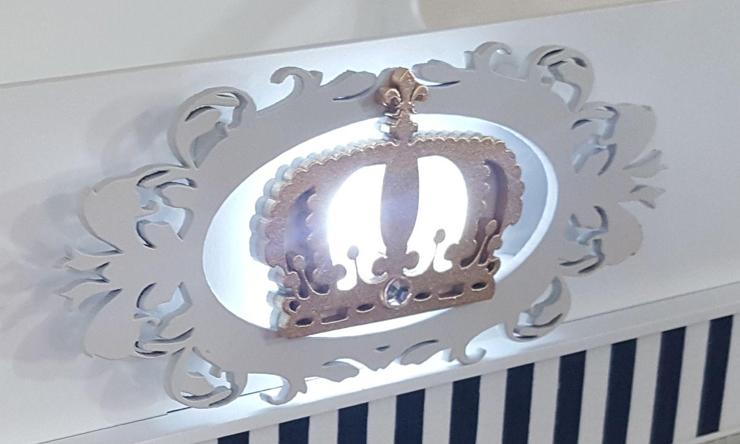 Bandeja e Potes LED Coroa Marinho