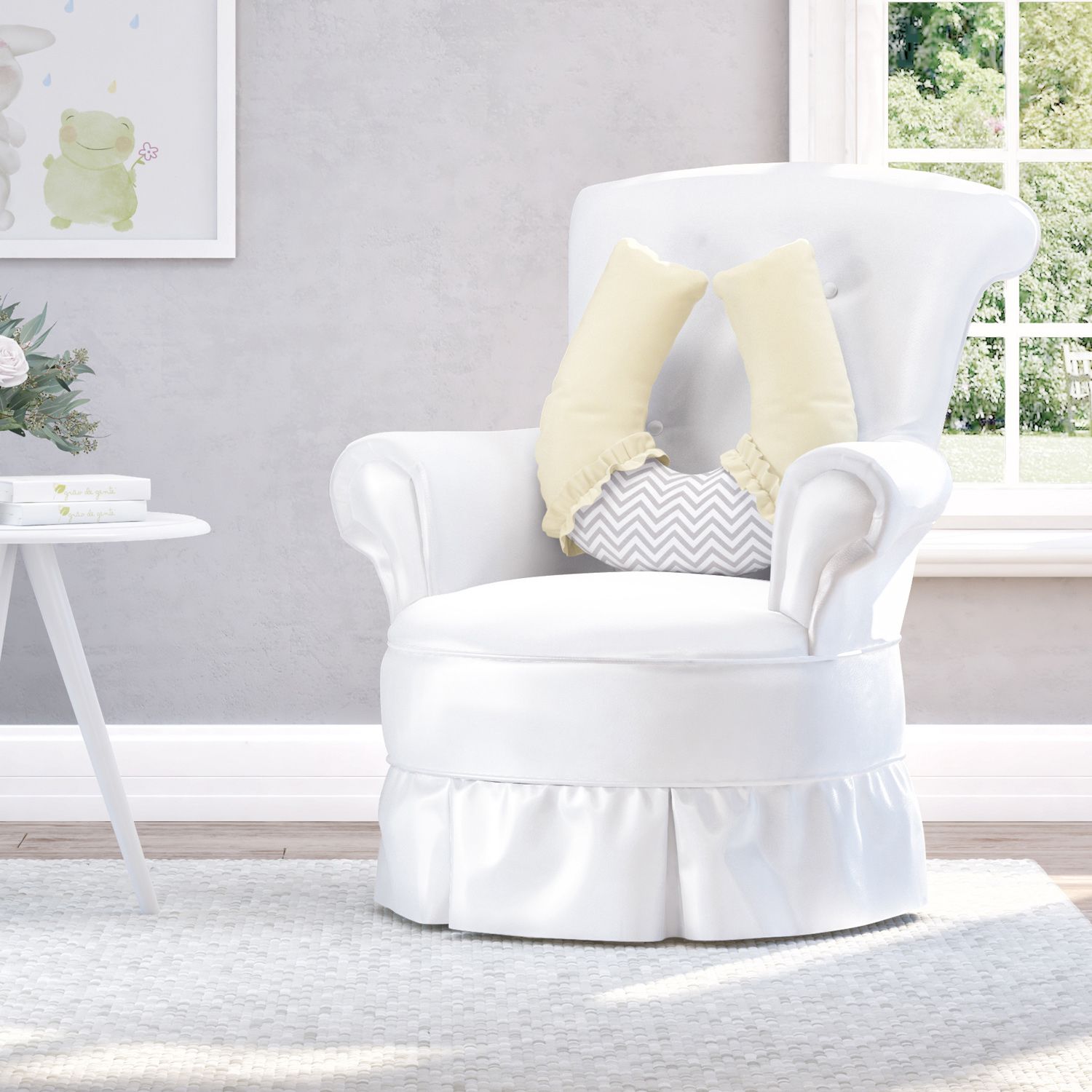 Poltrona Amamentação Julie Branco